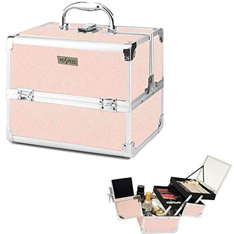 高知インター店 Mdspeed メイクボックス 鏡付き コスメボックス プロ用 ネイル収納ケース 鍵付き 化粧品 ジュエリー ネイルカラー メイク道具入れ 手数料安い Caritorsolutions Com