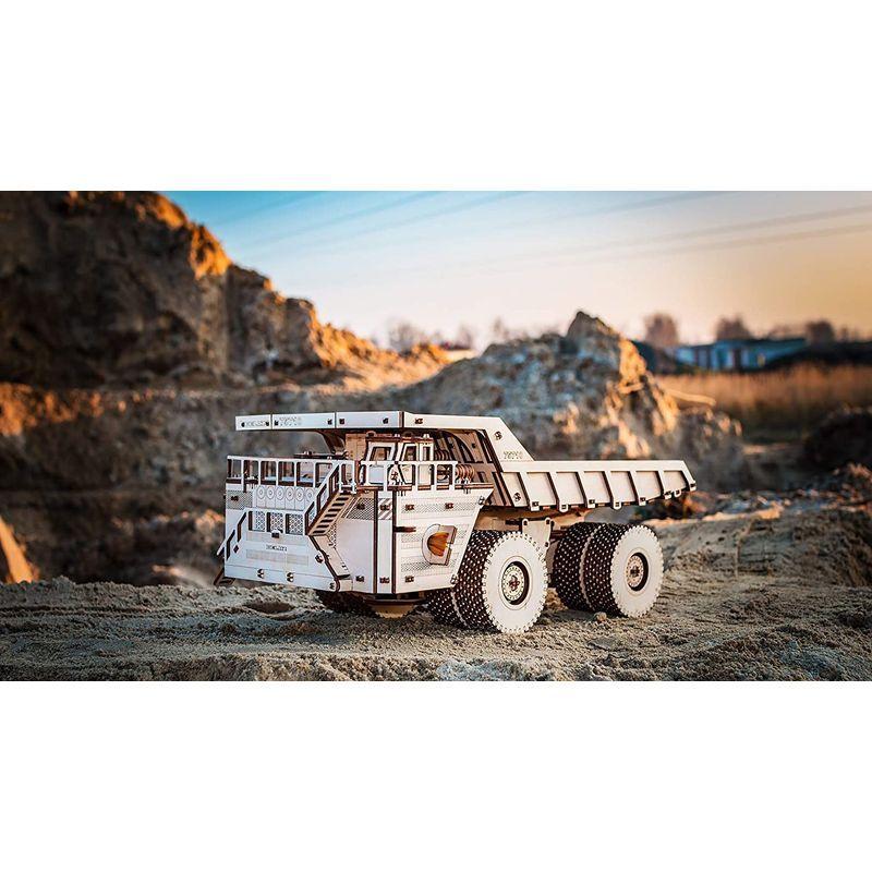 EWA BelAZ 75710 オフロードダンプ 3D木製モデル (BelAZ 75710 Off-road Dump 3d Mechani BelAZ オフロードダンプ 3D木製モデル Off road Dump 3d Mechani