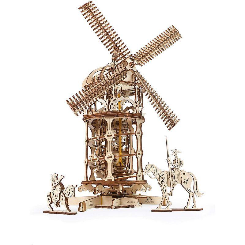 Ugears ユーギアーズ Tower Windmill 風車 木のおもちゃ 3D立体 パズル 70056 ユーギアーズ Tower Windmill 風車 木のおもちゃ 3D立体 パズル