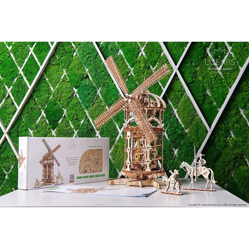Ugears ユーギアーズ Tower Windmill 風車 木のおもちゃ 3D立体 パズル 70056 ユーギアーズ Tower Windmill 風車 木のおもちゃ 3D立体 パズル
