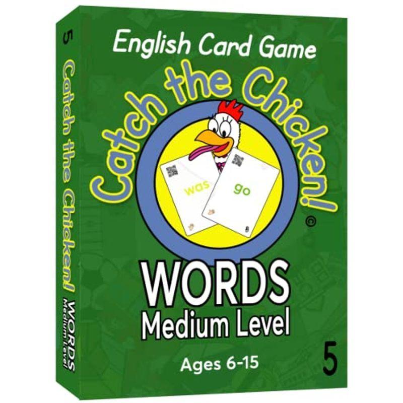 Catch The Chicken English Card Game WORDS Medium Level 英単語 英語カードゲーム目で見