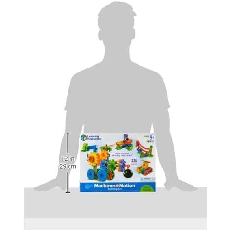 ラーニング リソーシズ カラフルギアブロック マシン イン モーション LER9227 リソーシズ カラフルギアブロック マシン イン モーション LER9227