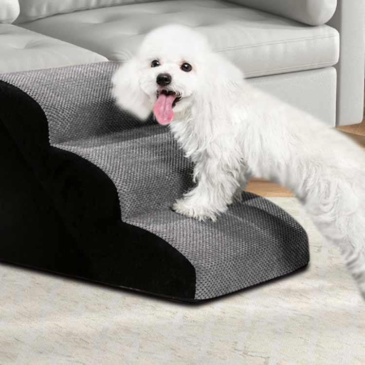 ペット用クッションステップ 滑り止め付き 2段 3段 犬用階段 ペット