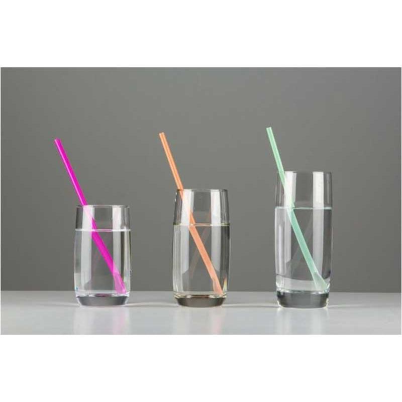 200本セット】スプーン付き ストロー ディスポーザブル プラスチック製