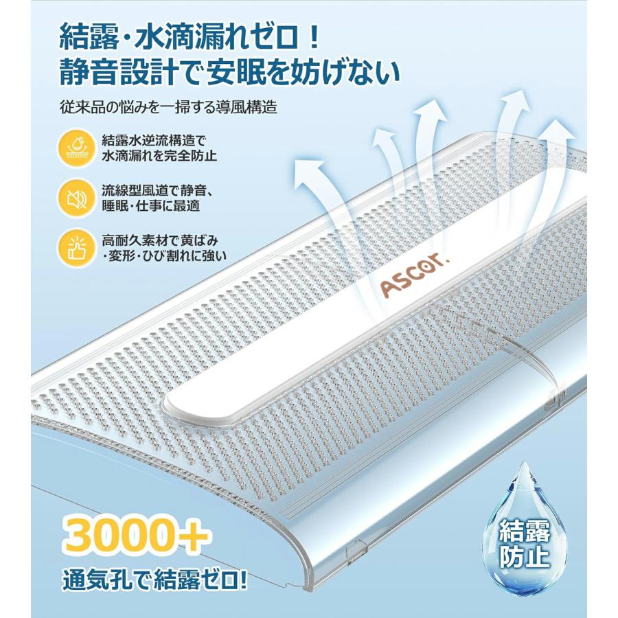 エアコン風よけカバー 壁掛けエアコンカバー 上下180°風向調整 伸縮式