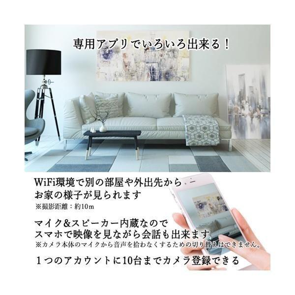 防犯カメラ ワイヤレス 家庭用 スマホ連動 ペットカメラ ベビーモニター 電子版日本語説明書 動体検知 見守り 暗視 WiFi 簡単接続 |  | 02