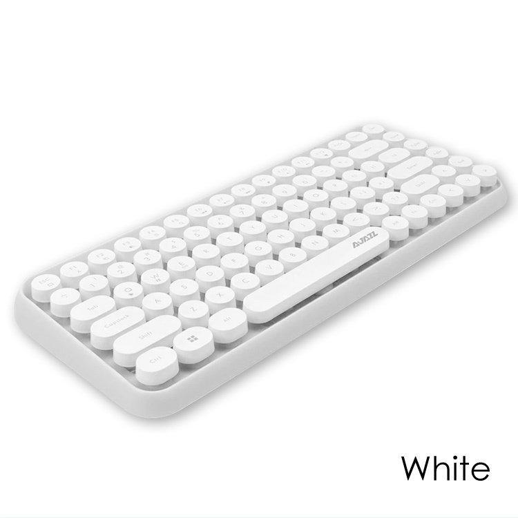 キーボード bluetooth 無線 ワイヤレスキーボード 静音 電池式