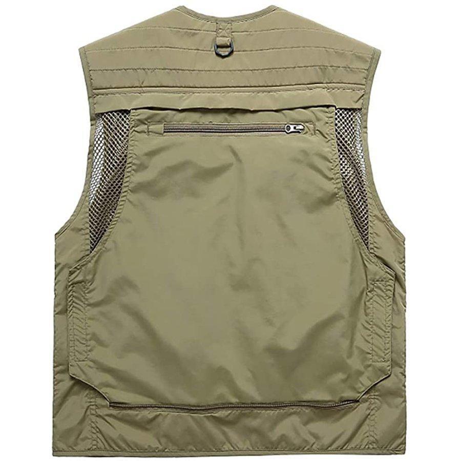 Manatsulife カメラマンベスト メンズ アウトドアベスト