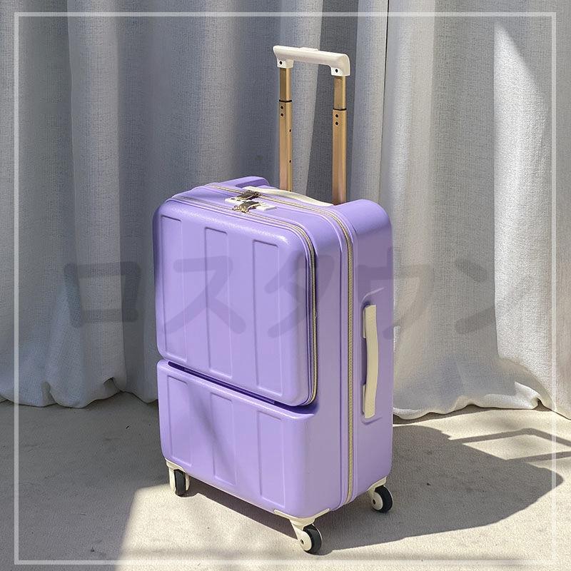 スーツケース キャリーケース フロントオープン キャリーバッグTSAロック付 楽天市場】スーツケース フロントオープン キャリーケース 拡張 S