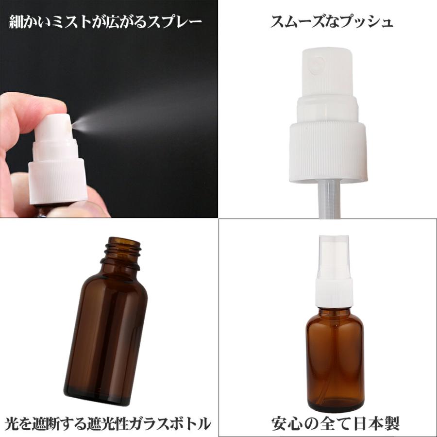 スプレー容器 30ml 24本入 日本製 霧吹きスプレーボトル アルコール