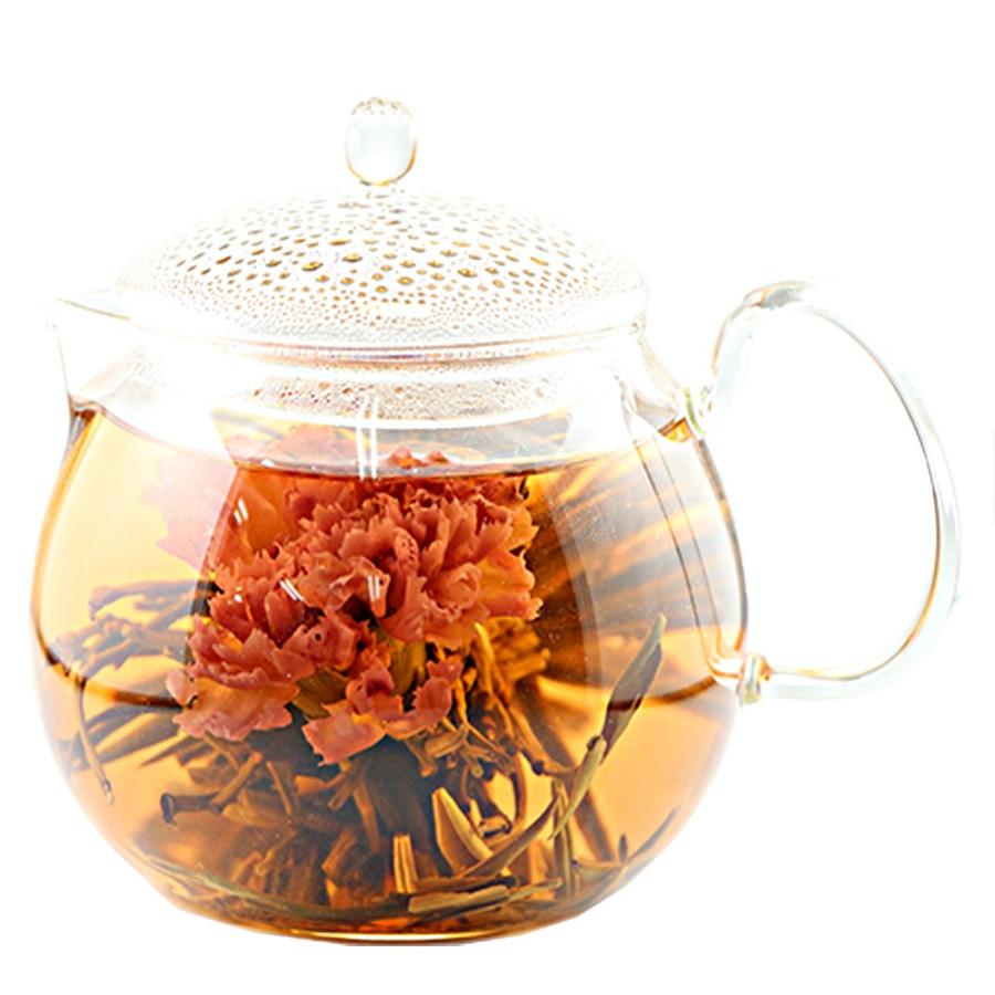 工芸茶 カーネーション（仙桃茶）お茶3個入 プチギフト お湯を注ぐと