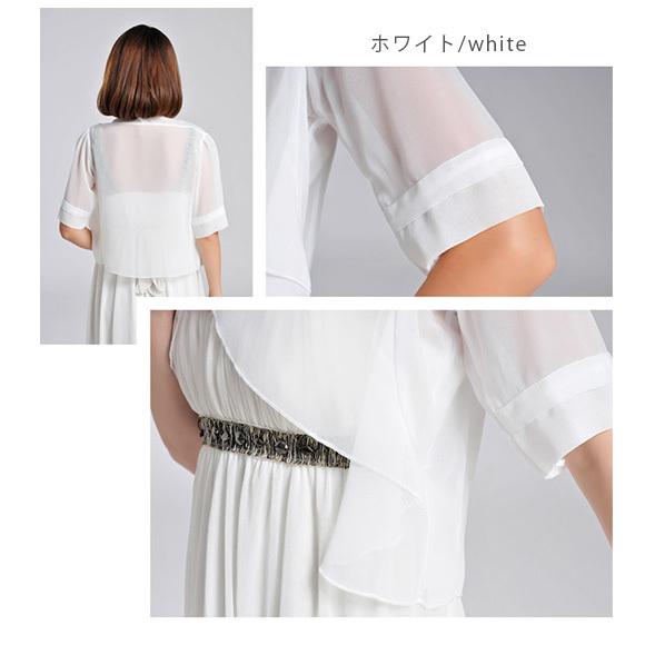 レディース ボレロジャケット シフォン パーティ シースルー 春夏　ch1448 |  | 13