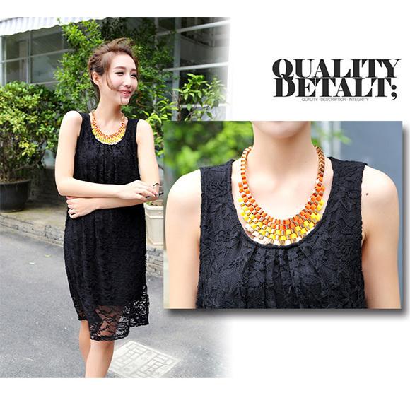 レディース ワンピース レースワンピース タンクトップワンピース ノースリーブ 総レース タイト パーティー 着痩せ 清楚　春夏 ch1632 |  | 16