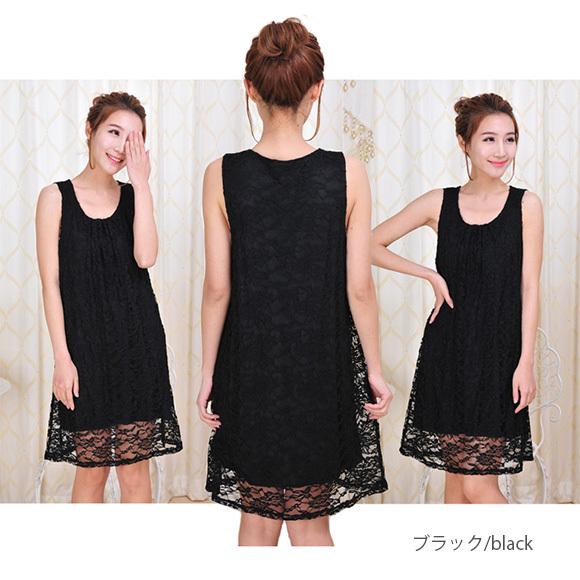 レディース ワンピース レースワンピース タンクトップワンピース ノースリーブ 総レース タイト パーティー 着痩せ 清楚　春夏 ch1632 |  | 18