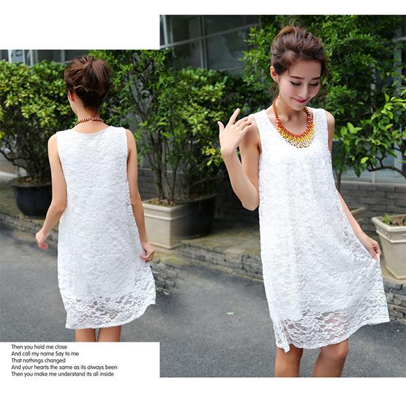 レディース ワンピース レースワンピース タンクトップワンピース ノースリーブ 総レース タイト パーティー 着痩せ 清楚　春夏 ch1632 |  | 08