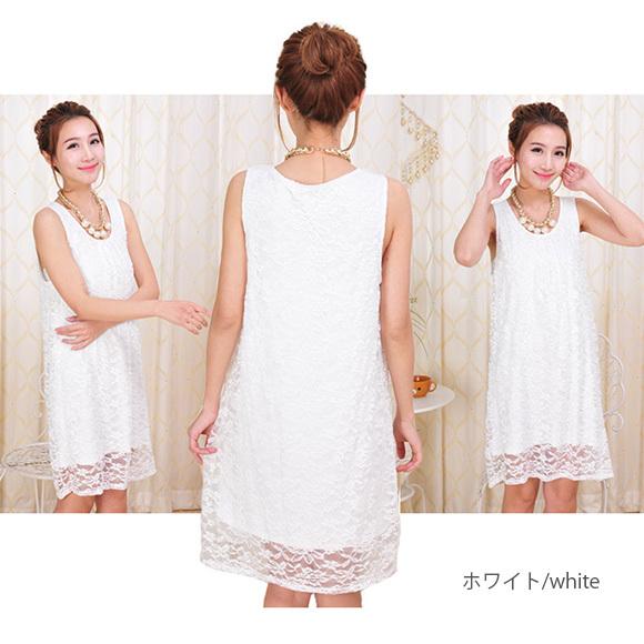レディース ワンピース レースワンピース タンクトップワンピース ノースリーブ 総レース タイト パーティー 着痩せ 清楚　春夏 ch1632 |  | 10