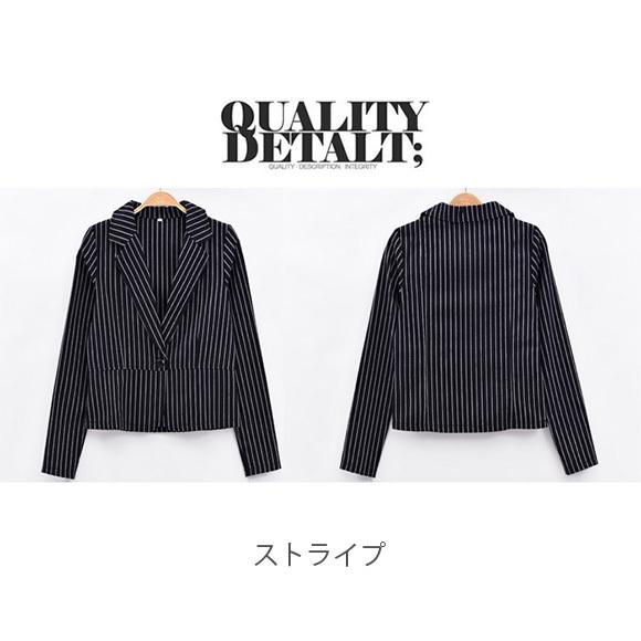 レディース ジャケット ショート丈 テーラード シンプル ベーシック 着やせ オフィス ビジネス 春夏秋 イベント ch1705 |  | 17