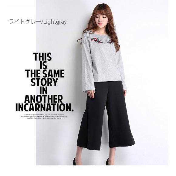 レディース トップス 刺繍 長袖 ボヘミアン ブラウス チュニック カットソー フレアー袖 春夏 ch1845 |  | 16