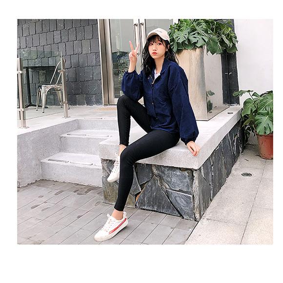 レディース ボトム レギンス ストレッチ パンツ スキニー 黒 美脚 脚長 ボタン ペアルック 着痩せ M L XL 3L 4L 大きいサイズ 春夏秋冬  ch1869 |  | 14