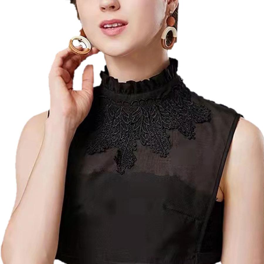 レディース 付け襟 付け衿 小物 ハイネック フリル レース デニム チェック柄 ch1879 |  | 11