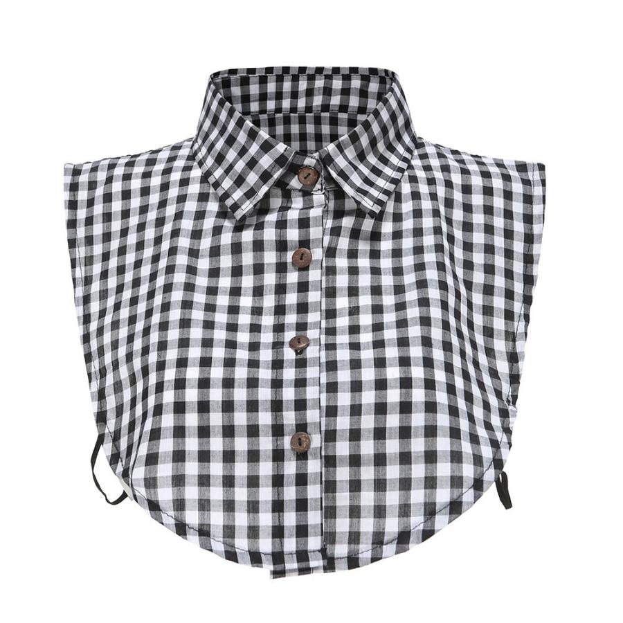 レディース 付け襟 付け衿 小物 ハイネック フリル レース デニム チェック柄 ch1879 |  | 13