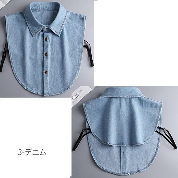 レディース 付け襟 付け衿 小物 ハイネック フリル レース デニム チェック柄 ch1879 |  | 15