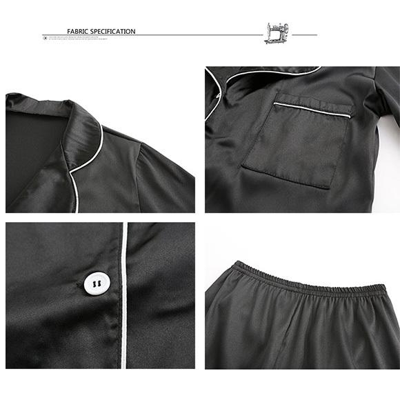 レディース 長袖 サテン 2点セット インナー パジャマ 前開き 部屋着 ナイトウェア かわいいおうち ルームウエア　春夏　ch1880 |  | 16