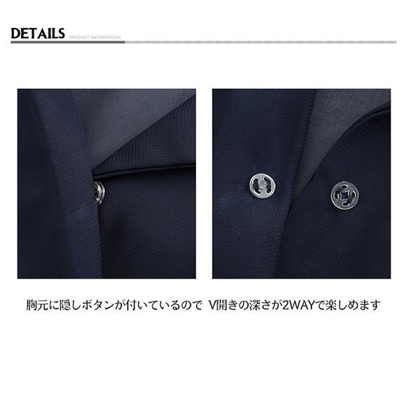 レディース ワンピース シフォン カシュクール 七分袖 2way インナーワンピース付き 春夏  大人可愛い おしゃれ ch1905 |  | 19