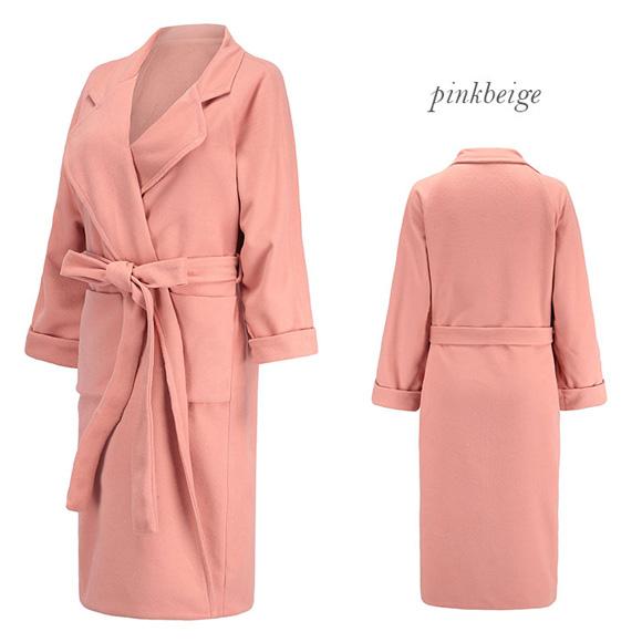 レディース コート チェスター ロング ベルト付 アウター カジュアル 秋冬 ch1918 |  | 13