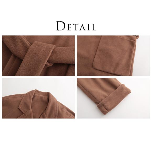 レディース コート チェスター ロング ベルト付 アウター カジュアル 秋冬 ch1918 |  | 14