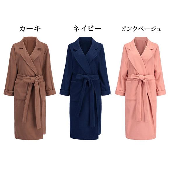 レディース コート チェスター ロング ベルト付 アウター カジュアル 秋冬 ch1918 |  | 15