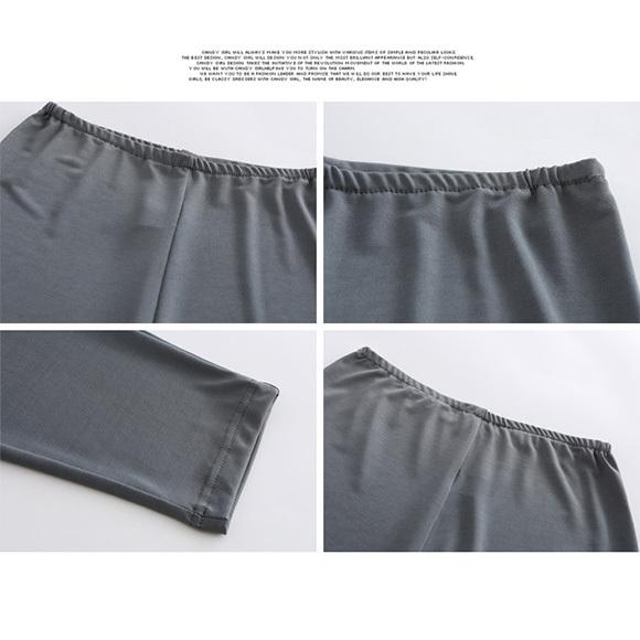 レディース レギンス ペチパンツ インナー 透け防止 クロップド 4色 M Lサイズ 2タイプ ショート 七分丈 春夏秋冬 ch1941 |  | 24