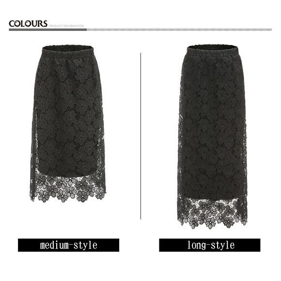 レディース スカート 2タイプ ロング ミディアム レース 膝丈 ミモレ丈 プリーツ おしゃれ シンプル かわいい マキシ丈 春夏秋冬 ch1946 |  | 19