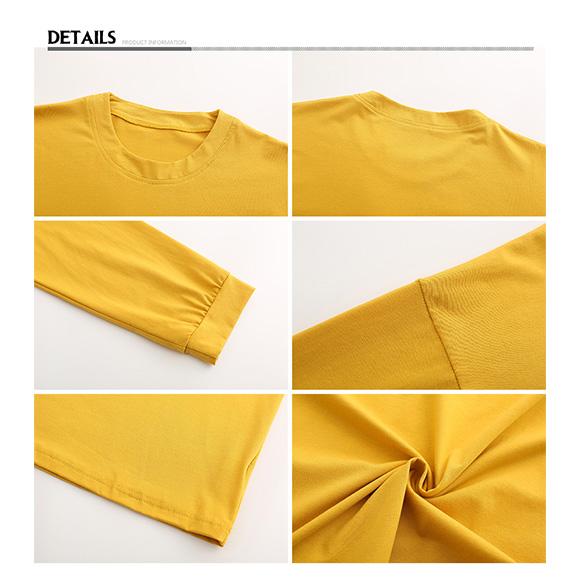 レディース トップス 長袖 クルーネック ロングTシャツ ラウンドネック スリット 無地 シンプル ゆったり 春夏秋冬 ch1963 |  | 24