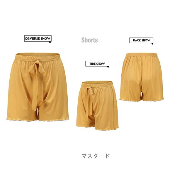 パジャマ レディース 上下セット 半袖 ナイトウェア ルームウェア 部屋着 無地 ショート丈 半ズボン ひんやり 涼しい ゆったり  大人可愛い 上品  春夏 ch1987 |  | 23