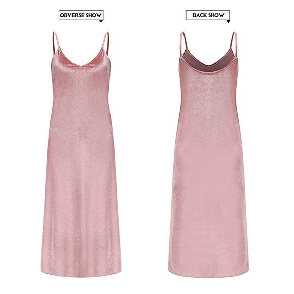 レディース キャミワンピ ロング ワンピース ベロア素材 マキシ丈 おしゃれ かわいい 大人 上品 春夏 秋冬　ch2000 |  | 17