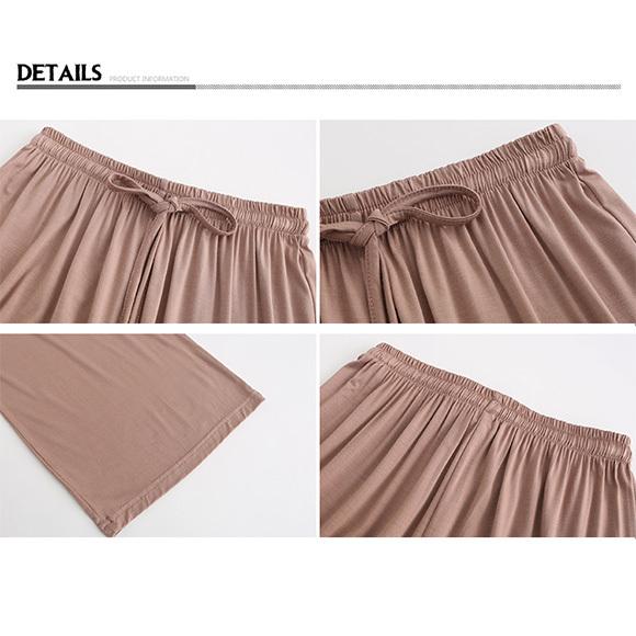 レディース ワイドパンツ ガウチョパンツ ロングパンツ ゆるパン ウエストゴム 薄手 部屋着 ルームウェア 春夏秋 無地 ch2009 |  | 26