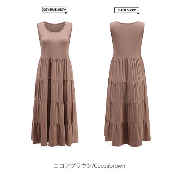 ワンピース ロングワンピース タンクトップワンピース ノースリーブ ミモレ丈 無地 リゾート 上品 大人 可愛い おしゃれ きれいめ カジュアル 春夏秋 ch2010 |  | 21