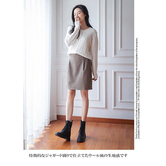 レディース タイトスカート ロング丈 ミニ丈　裏ボア 春 秋 冬ミニスカート タイト ペンシルスカート ボトム 膝上 厚手 ウエストゴム チェック柄 大人 ch2032 |  | 08