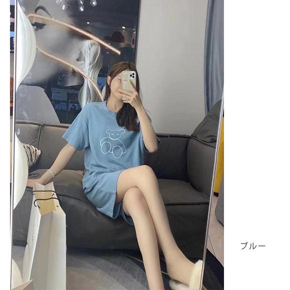 パジャマ 半袖 6色レディース かわいい 上下セット 無地 ショート丈 ルームウエア 部屋着 2点セット 大人可愛い 上品 送料無料 ch2045 |  | 17