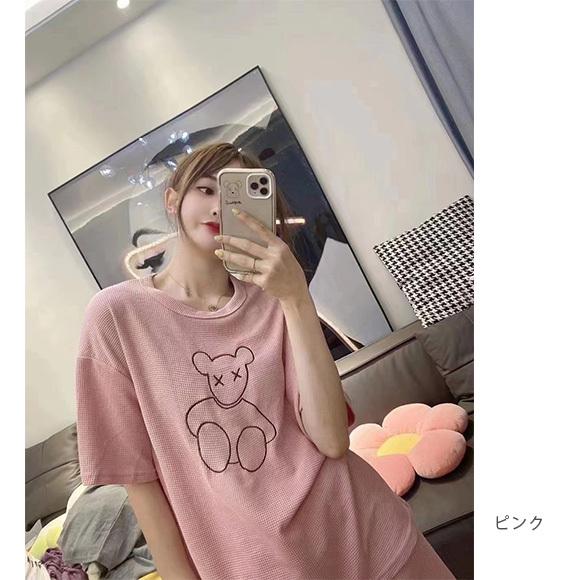 パジャマ 半袖 6色レディース かわいい 上下セット 無地 ショート丈 ルームウエア 部屋着 2点セット 大人可愛い 上品 送料無料 ch2045 |  | 10