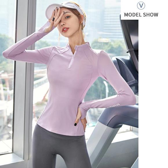 レディース ヨガウェア スポーツウェア スポーツインナー スキーインナー 吸汗速乾 長袖指穴付き ランニング ジョギング アンダーウェアch2055 |  | 07
