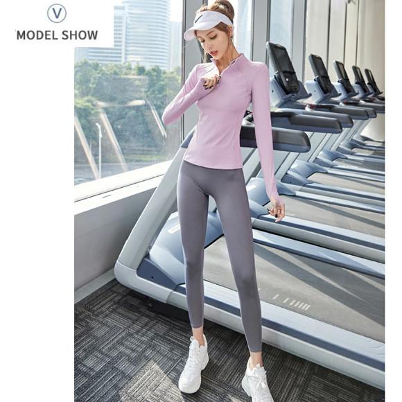 レディース ヨガウェア スポーツウェア スポーツインナー スキーインナー 吸汗速乾 長袖指穴付き ランニング ジョギング アンダーウェアch2055 |  | 09