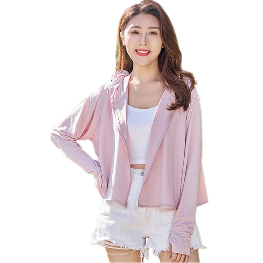 ラッシュガード レディース UPF50+ 冷感 ハイネック 飛沫防止 紫外線対策 吸汗速乾 UVカット 99.9% フード付き 帽子 涼感 ひんやり 薄手 長袖 つば付き ch2070 |  | 17