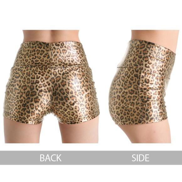 レディース ショートパンツ フェイクレザー パンツ 短パン