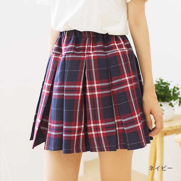 スカート チェック柄 レディース ミニスカート プリーツ 制服 衣装 ウエストゴム 大きいサイズ 大人 秋 冬  ハロウィン Halloween 復活祭 仮装 コスプレ dq2187 |  | 10