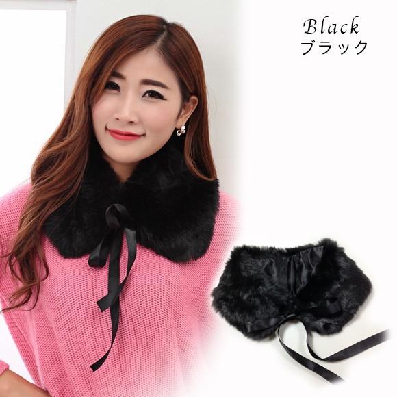 レディース ティペット 付け衿 フェイクファー リボン jl2102 |  | 13