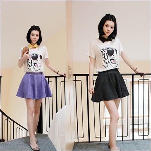 レディース 付け襟 付け衿 無地 カラフル 花柄 水玉 jl2234 : SHOP