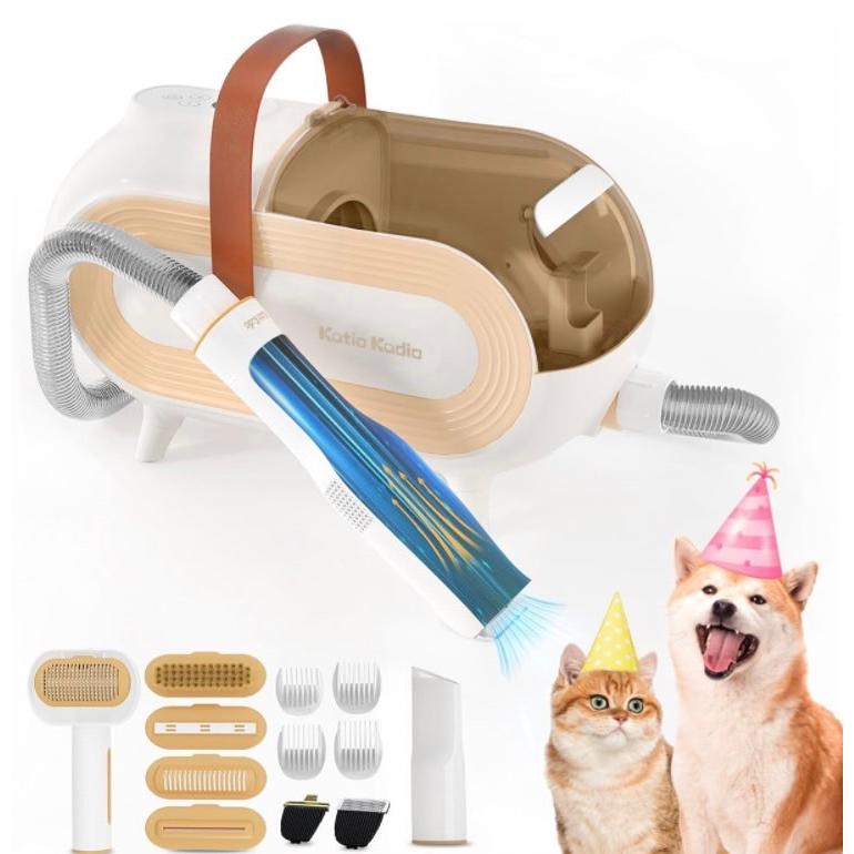 ペット用バリカンセット 犬 猫美容器 多機能ペット掃除機 換毛期対策