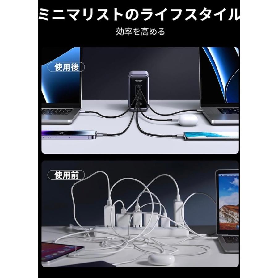 UGREEN Nexode 300W 充電器 【改良バージョン】 PD3.1対応 5ポート同時